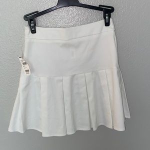 White tennis skirt. NEW.
